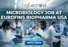 Exciting Microbiology Job: Join Eurofins BioPharma as a Lab Technician in San Diego Eurofins BioPharma lab technician performing microbiology testing in San Diego laboratory
