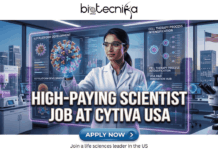 High-Paying Scientist Job at Cytiva USA | Earn Upto $95,000 Today! Apply for a Scientist Job at Cytiva. Explore Jobs in USA for Quality Control Scientist and a top job opportunity for life science graduates.