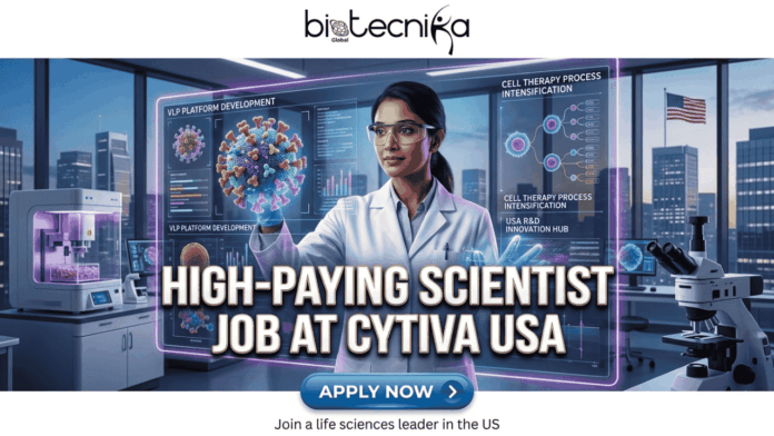Apply for a Scientist Job at Cytiva. Explore Jobs in USA for Quality Control Scientist and a top job opportunity for life science graduates.