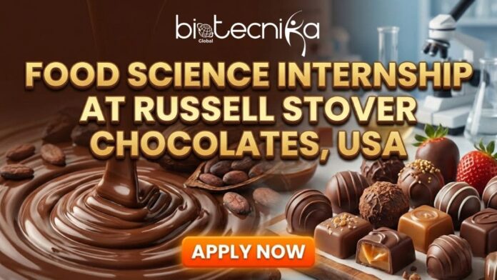 Food Science Internship at Russell Stover Chocolates in the USA. Apply for the Quality Food Safety Intern Role.