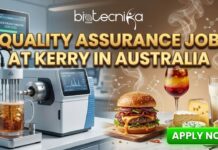 Latest Quality Assurance Job at Kerry in Australia | Food Science Freshers Don’t Miss this Opportunity! Latest Quality Assurance Job at Kerry in Australia | Food Science Freshers Don't Miss this Opportunity!