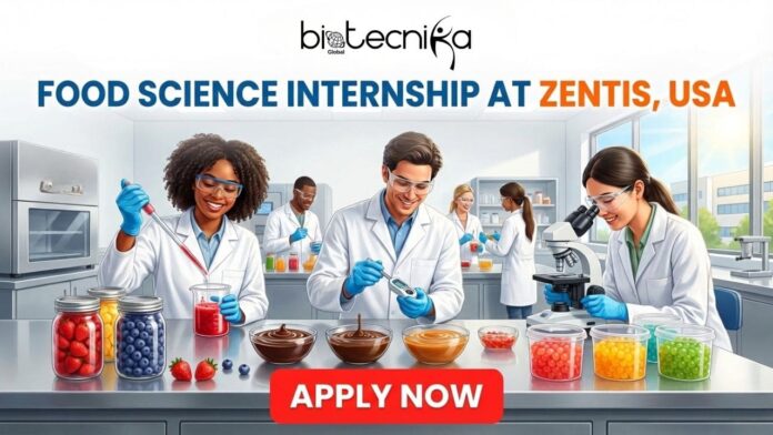 Food Science Internship at Zentis in the USA. Apply for the R&D Summer Internship at Zentis in the USA. Earn Upto $16/Hr!