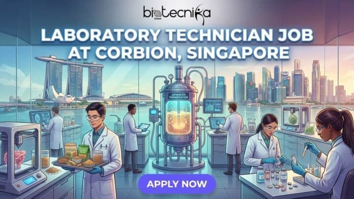 Exclusive Laboratory Technician Job at Corbion in Singapore. Apply for the Food Science Job at Corbion in Singapore