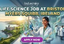 Latest Life Science Job at Bristol Myers Squibb in Ireland | Get a Competitive Salary for this Role! Life Science Job at Bristol Myers Squibb in Ireland. Apply for the QC Specialist Job at Bristol Myers Squibb in Ireland.