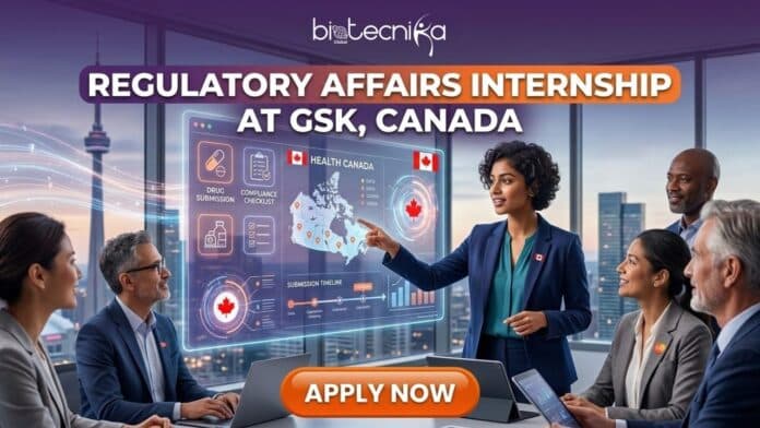 Regulatory Affairs Internship at GSK Careers in Canada. Apply for this Summer Internship and Earn CAD $$7995/Yr.