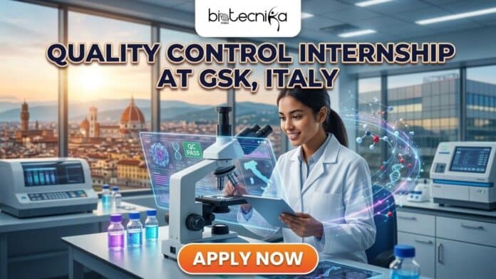 Quality Control Internship at GSK in Italy. Biotechnology Candidates Apply for the Quality Control Intern Role at GSK Careers.
