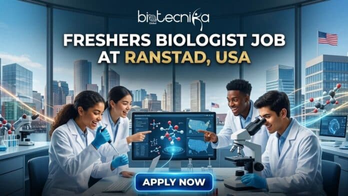 Entry-Level Biologist Job at Ranstad in the USA. Freshers in Biology Apply for the role at Ranstad Careers in the USA.