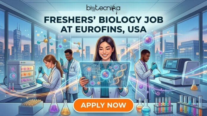 Biology Job at Eurofins in the USA. Apply for the Lab Analyst Role at Eurofins Careers in the USA. Earn Upto $31/Hour.