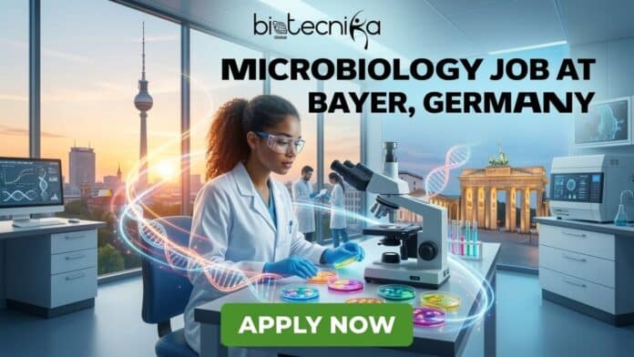 Microbiology Job at Bayer in Germany. Apply for the Quality Control Microbiology Testing Lead Contract Position at Bayer Careers.