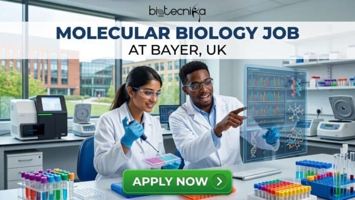 Latest Molecular Biology Job at Bayer in the UK. Apply for the R&D Specialist Role at Bayer Careers in the UK.
