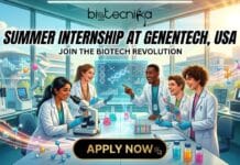 Exclusive Protein Sciences Laboratory Automation Summer Internship 2026 at Genentech, USA Exclusive Summer Internship at Genentech Careers in the USA. Biochemistry Candidates Apply for the Internship.
