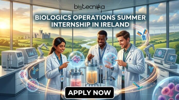 Biologics Operations Summer Internship at Sanofi in Ireland. Biotechnology Candidates Apply for the Internship at Sanofi Careers in Ireland.