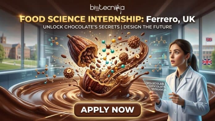 Food Science Internship at Ferrero in the UK. Apply for the Research & Development Internship at Ferrero Careers in the UK.
