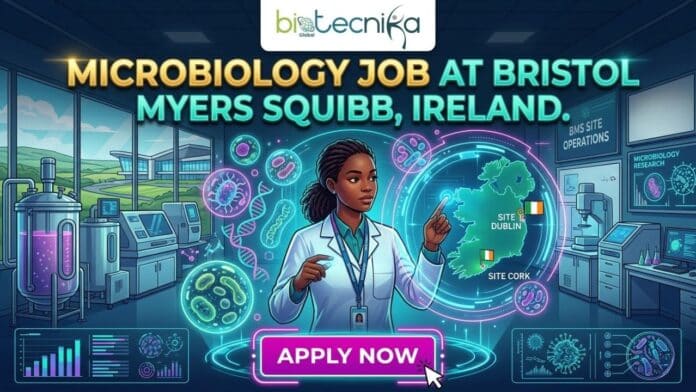 Microbiology Job at Bristol Myers Squibb in Ireland. Apply for the QC Specialist Role at Bristol Myers in Ireland.