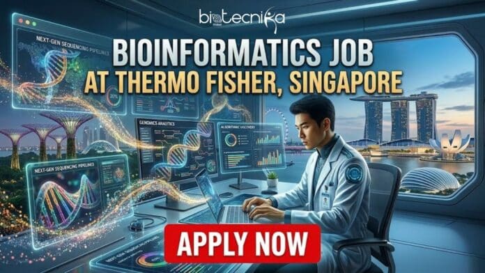 Bioinformatics Job at Thermo Fisher in Singapore. Apply for the Bioinformatics Scientist Role at Thermo Fisher Careers in Singapore.
