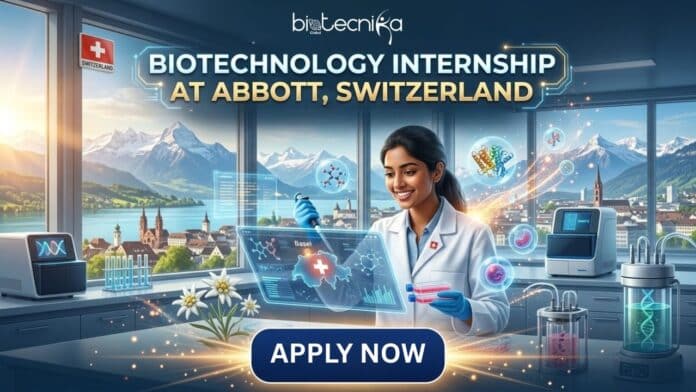 Biotechnology Internship at Abbott in Switzerland. Apply for the Biosimilars Internship at Abbott Careers in Switzerland.