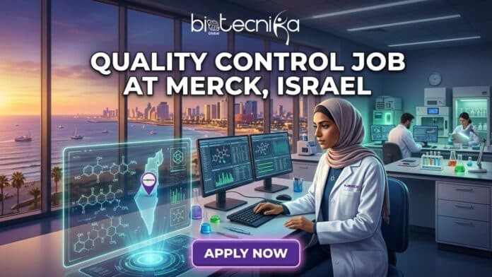 Latest Quality Control Job at Merck Group in Israel. Apply for the QC Analyst Role at Merck Careers in Israel.