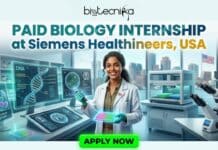 Paid Biology Internship at Siemens Healthineers, USA | Earn Upto $38/Hr Paid Biology Internship at Siemens Healthineers in the USA. Apply for the Assay Product Development Intern Role.