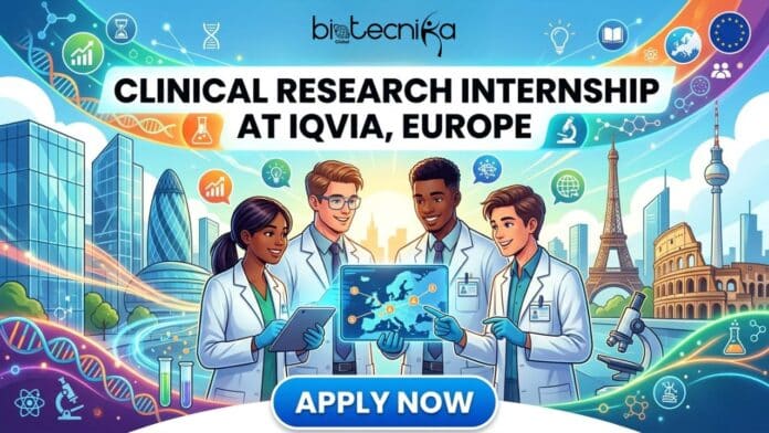 Clinical Research Internship at IQVIA in Europe. Life Science Candidates Apply for the Clinical Research Intern Role at IQVIA Careers.