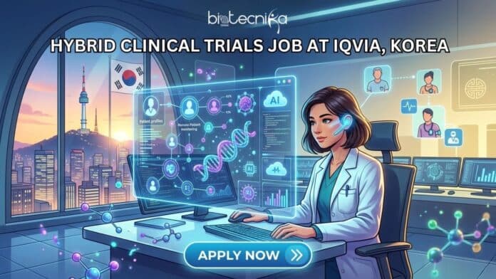 Hybrid Clinical Trials Job at IQVIA in Korea. Life Science Candidates Apply for the Clinical Trials Assistant Role at IQVIA Careers.