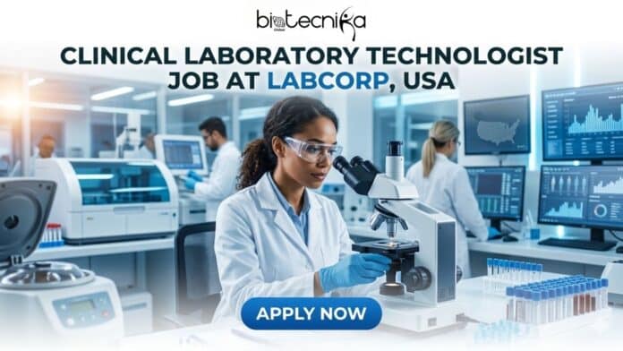 Biological Science Job at LabCorp in the USA. Apply for the Clinical Laboratory Technologist Role at LabCorp Careers.