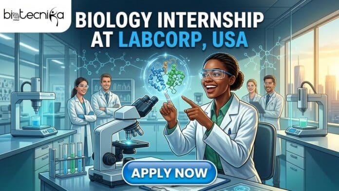 Biology Internship at LabCorp in the USA. Apply for the Research & Development Intern Role at LabCorp Careers in the USA.