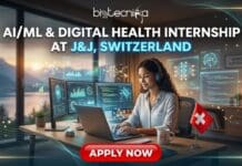 Exciting Remote AI/ML & Digital Health Internship at Johnson & Johnson, Switzerland | Grab this Opportunity! Remote Bioinformatics Internship at J&J Careers in Switzerland. Apply for the AI/ML & Digital Health Internship in Switzerland.