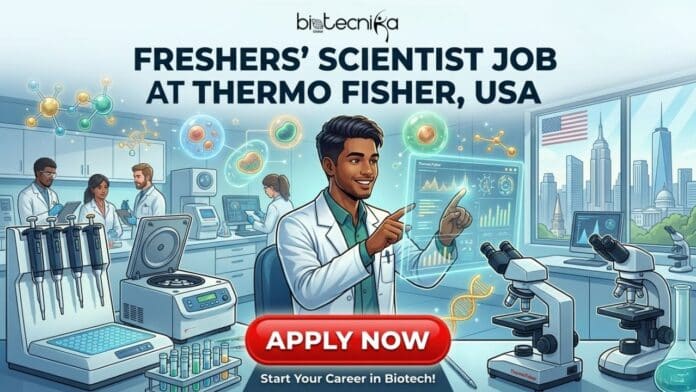 Scientist Job for Biology Freshers at Thermo Fisher Careers in the USA. Apply for the QC Scientist Role at Thermo Fisher.