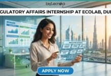 Cutting-Edge Regulatory Affairs Internship in Dubai | Life Science Candidates Apply at Ecolab! Regulatory Affairs Internship at Ecolab in Dubai. Apply for the Regulatory Affairs Intern Role at Ecolab Careers.