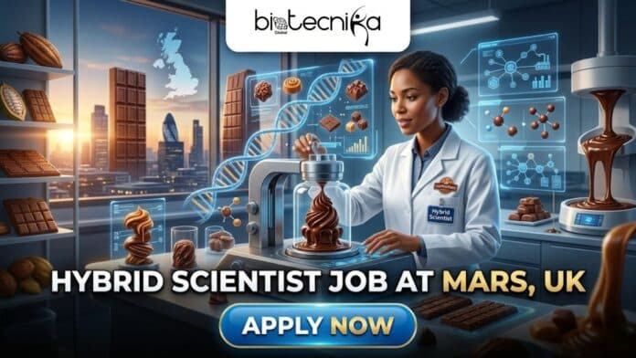 Apply for the Hybrid Scientist Job at Mars in the UK. Food Science Candidates Earn More than £52,000 at Mars Careers in the UK.