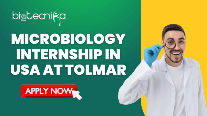 Microbiology Internship in USA at Tolmar Life Science Graduates