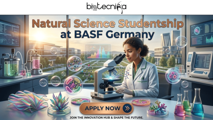 Natural Science Studentship at BASF Germany – Don’t Miss This Career Boost!