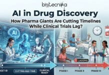 AI in Drug Discovery: How Pharma Giants Are Cutting Timelines While Clinical Trials Lag? Explore how AI in Drug Discovery is transforming pharma giants, but clinical trials still face delays and high costs.