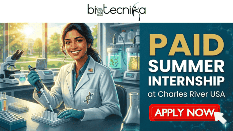 Paid Summer Internship at Charles River USA | Apply Today