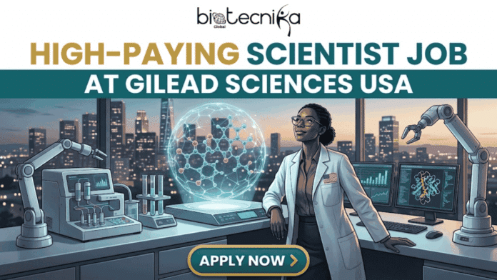 Apply for a Scientist Job at Gilead Sciences Inc. Explore Jobs in USA in Pathobiology and a top job opportunity for life science graduates.