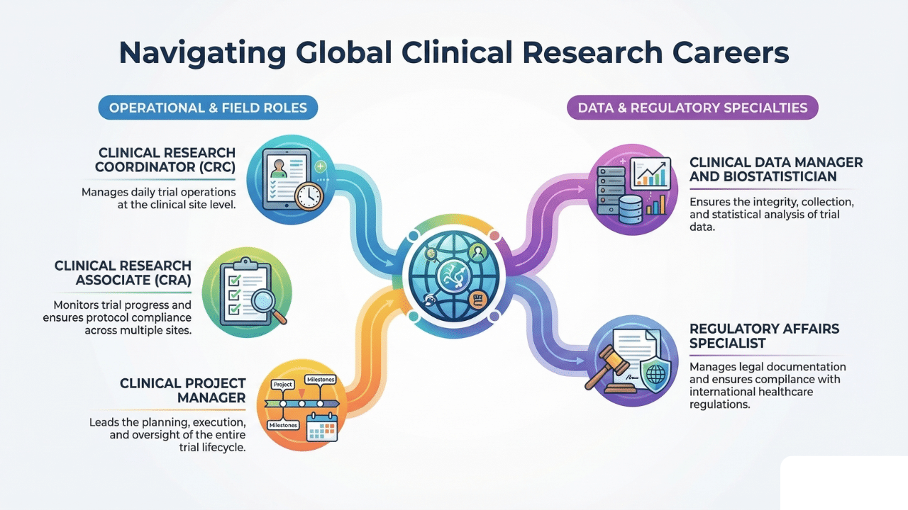 Top Clinical Research Career Paths Worldwide Roles, Salaries, and Required Skills (1)