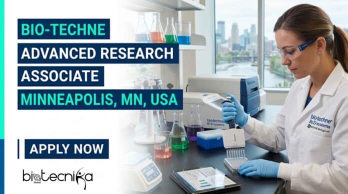 Research associate job at Bio-Techne for Advanced Research Associate in Minneapolis. Explore bio techne careers and biological sciences job opportunities.