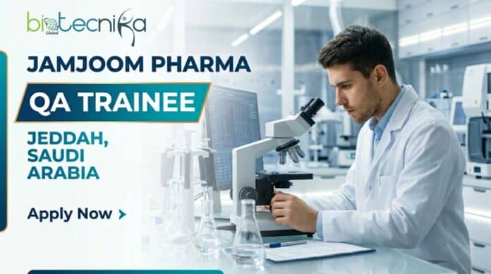 Apply for a QA trainee job at Jamjoom Pharma in Jeddah. Great life science job opportunity for fresh graduates under the Tamheer program.