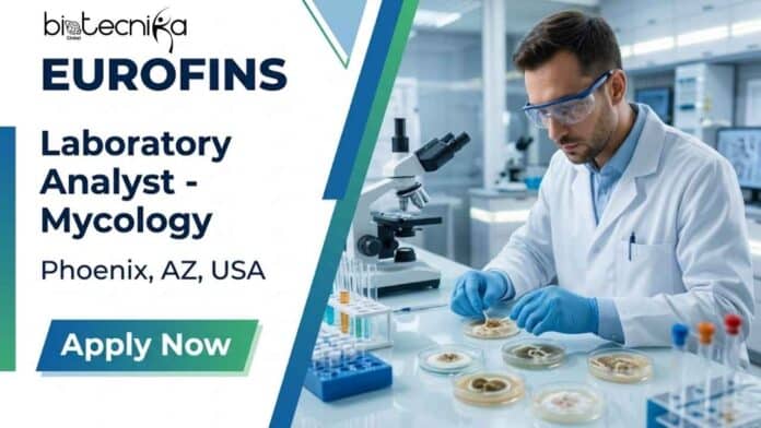 Apply for a laboratory analyst job at Eurofins Scientific in Phoenix. Explore Eurofins careers and microbiology job opportunities in mycology testing.