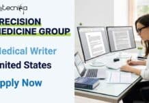 Medical Writer Job at Precision Medicine Group – Apply for a Healthcare Agency Role Medical writer job at Precision Medicine Group. Apply now for a healthcare agency role in life sciences with strong growth opportunities and competitive benefits.