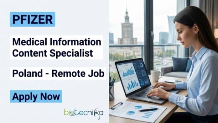 Explore a life science job at Pfizer as a Medical Information Content Specialist. Apply for this remote job and grow your career with Pfizer careers.