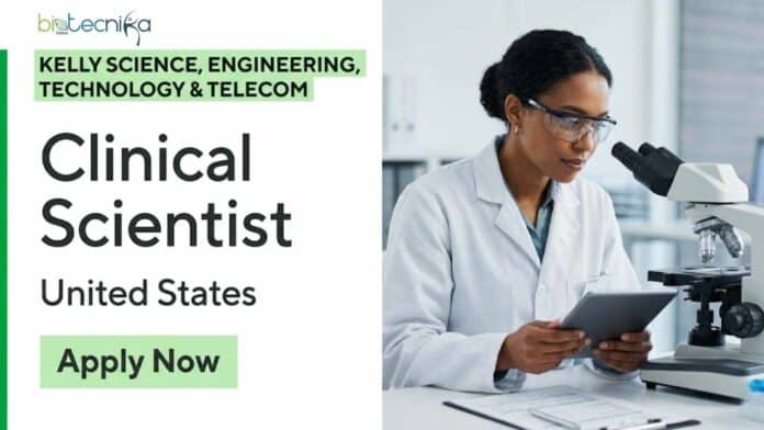 Explore a clinical scientist job in the US with Kelly. Apply now for a life science job with clinical trials, medical monitoring, and research opportunities.