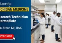 Research Technician Job at Michigan Medicine | Apply for Cutting-Edge Lung Biology Research Role in the U.S. Apply for a research technician job at Michigan Medicine. Explore life science jobs in the US with top benefits, research exposure, and career growth opportunities.