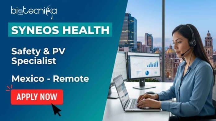 Explore a life science job as a Safety & PV Specialist I at Syneos Health. Discover syneos careers, PV job roles, and jobs in Mexico with growth opportunities.