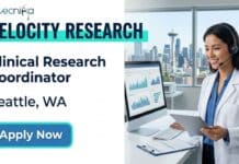 CRC Job Opportunity at Velocity Clinical Research | Kickstart Your Clinical Research Career in Seattle, WA CRC job opening at Velocity Clinical Research for Clinical Research Coordinator I. Apply for this clinical research job in the life sciences industry today.