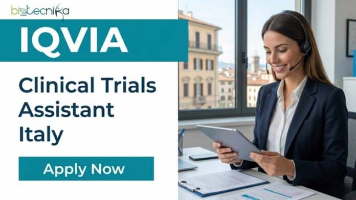 CTA job at IQVIA for Clinical Trials Assistant in Italy. Explore iqvia careers and apply for top life sciences jobs in Italy today.