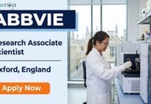 Research Associate Job at AbbVie | Kickstart Your Biotech Career in England Explore a research associate job at AbbVie in Oxford, England. Apply now for exciting biology job opportunities in R&D and grow your biotech career.