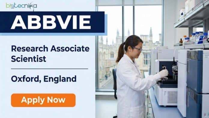 Explore a research associate job at AbbVie in Oxford, England. Apply now for exciting biology job opportunities in R&D and grow your biotech career.