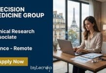 CRA Job Opportunity in France | Join Precision Medicine Group Today! CRA job opening at Precision Medicine Group in France. Apply for this remote life science job in clinical research with great growth opportunities.