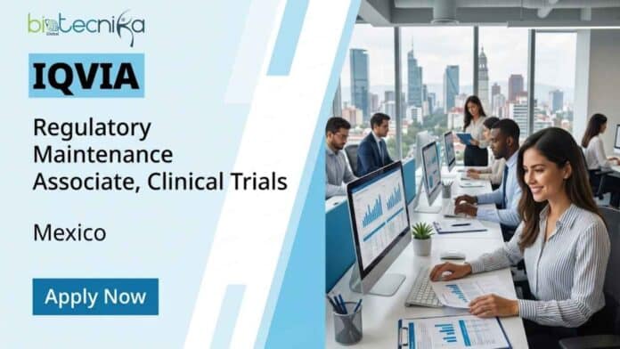 Explore this life sciences job at IQVIA as a Regulatory Maintenance Associate in Mexico. Discover job responsibilities, qualifications, and apply now.